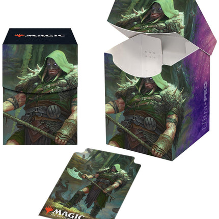Ultra PRO: Deck Box - PRO 100+ (Throne of Eldraine - Garruk, Cursed Huntsman)