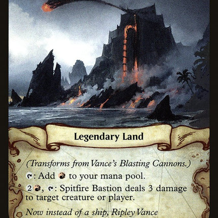 Vance's Blasting Cannons // Spitfire Bastion [Ixalan Prerelease Promos]