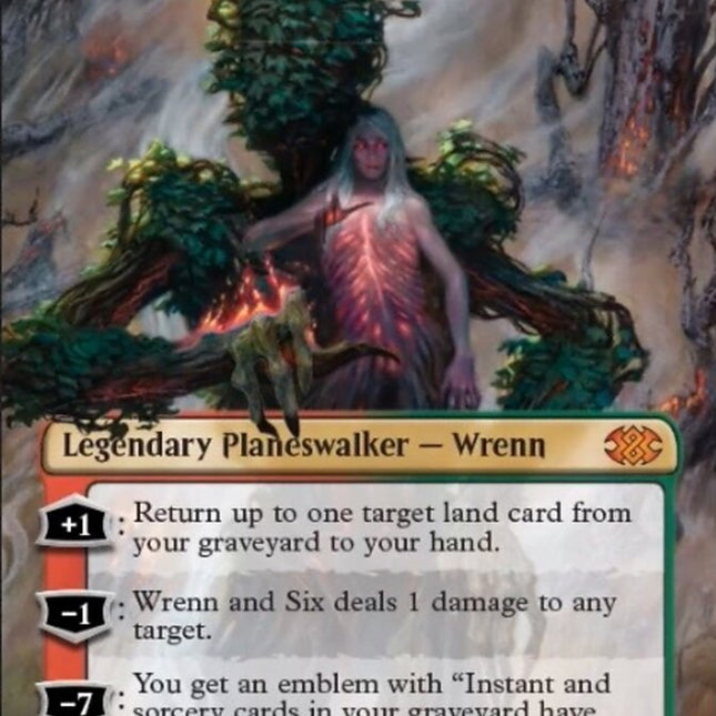 wrenn mtg cards and Seven Print Wrenn and Six deals 1 damage to any target Wrenn and Realmbreaker Price |