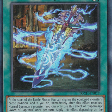 Supermagic Sword of Raptinus [TOCH-EN017] Ultra Rare