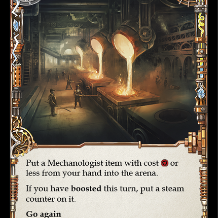Pour the Mold (Yellow) [ARC015-R] (Arcane Rising)  1st Edition Normal