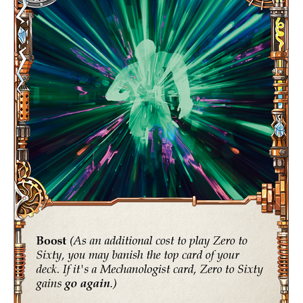 Zero to Sixty (Blue) [1HP213] (History Pack 1)