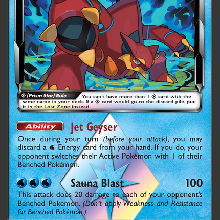 Volcanion (31/131) (Prism Star) [Sun & Moon: Forbidden Light]