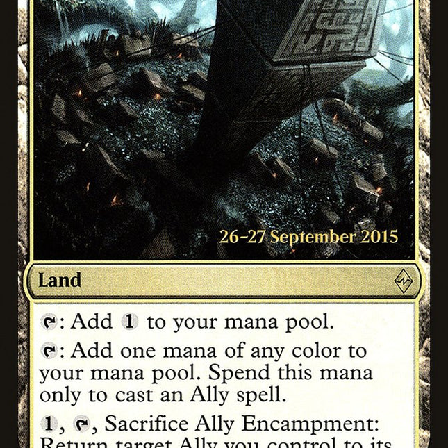 Ally Encampment [Battle for Zendikar Prerelease Promos]