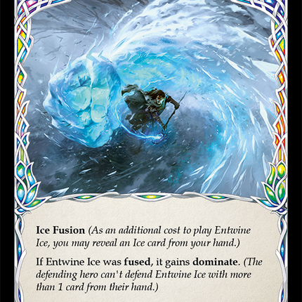 Entwine Ice (Yellow) [ELE098] (Tales of Aria)  1st Edition Normal