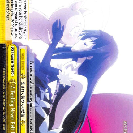 A Feeling Never Felt Before (AW/S18-TE09 TD) [Accel World]