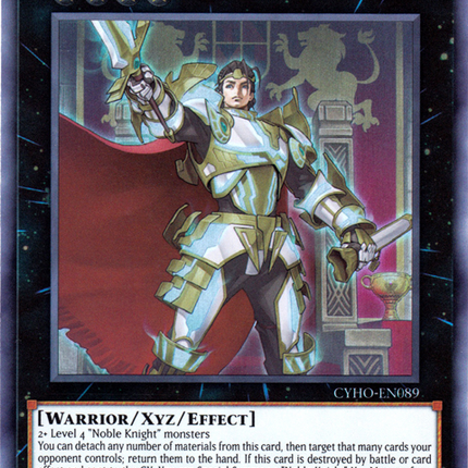 Sacred Noble Knight of King Custennin [CYHO-EN089] Ultra Rare