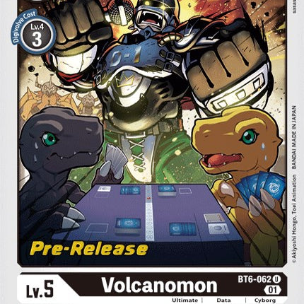 Volcanomon [BT6-062] [Double Diamond Pre-Release Cards]
