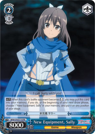 New Equipment, Sally (BFR/S78-E114 PR) [BOFURI: I Don't Want to Get Hurt, so I'll Max Out My Defense]