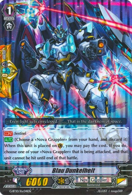 Blau Dunkelheit (G-BT10/Re:04EN) [Raging Clash of the Blade Fangs]