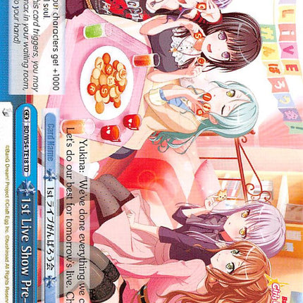 1st Live Show Pre-Party (BD/W54-TE18 TD) [BanG Dream! Girls Band Party!]