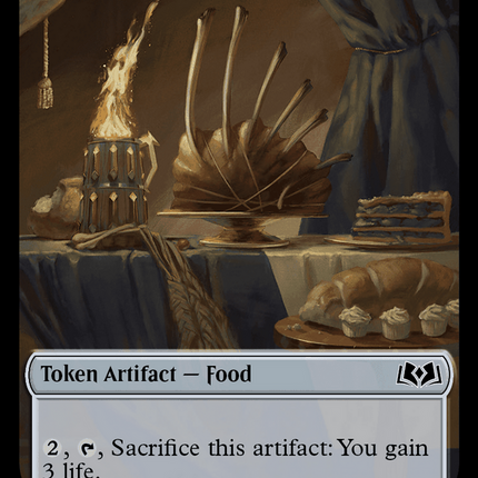 Beast // Food (0010) Double-Sided Token [Wilds of Eldraine Tokens]