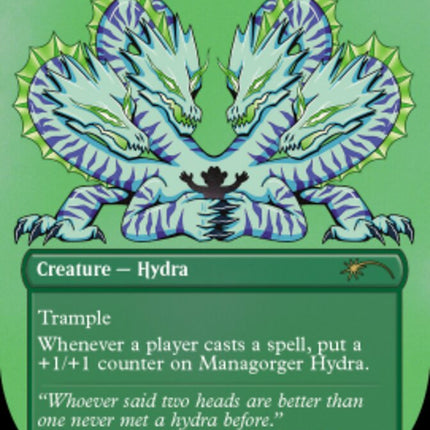 Managorger Hydra (Borderless) (Foil Etched) [Secret Lair Drop Series]