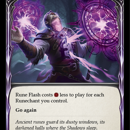 Rune Flash (Blue) [ARC102-C] (Arcane Rising)  1st Edition Normal