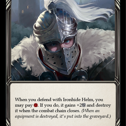 Ironhide Helm [MON241-CF] (Monarch)  1st Edition Cold Foil