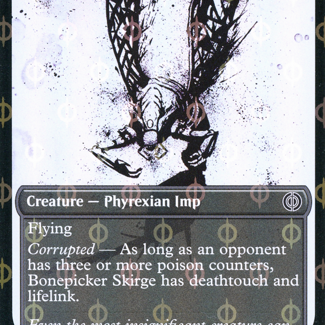 Bonepicker Skirge (Showcase Ichor Step-and-Compleat Foil) [Phyrexia: All Will Be One]