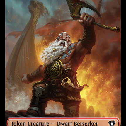 Dwarf Berserker Token [Commander Masters Tokens]