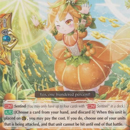 100% Orange (G-TD03/012EN) [Flower Maiden of Purity]