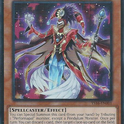 Performapal Sleight Hand Magician [YS16-EN001] Ultra Rare