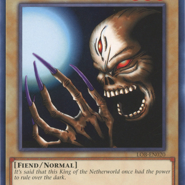 Dark King of the Abyss (25th Anniversary) [LOB-EN020] Common