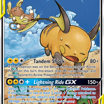 Raichu & Alolan Raichu GX (221/236) [Sun & Moon: Unified Minds]
