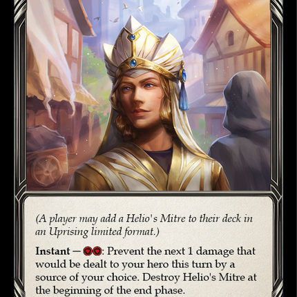 Helio's Mitre [LGS103] (Promo)  Rainbow Foil
