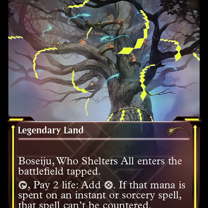 Boseiju, Who Shelters All (Neon Ink Yellow) [Secret Lair Drop Series]