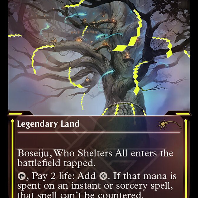 Boseiju, Who Shelters All (Neon Ink Yellow) [Secret Lair Drop Series]