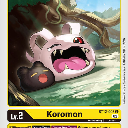 Koromon [BT12-003] [Across Time]
