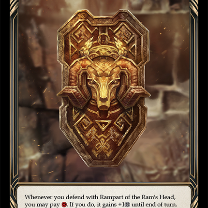 Rampart of the Ram's Head [ELE203] (Tales of Aria)  1st Edition Cold Foil