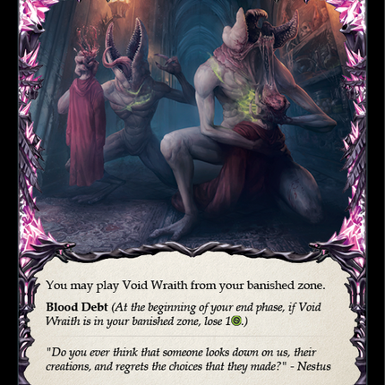Void Wraith (Blue) [U-MON211-RF] (Monarch Unlimited)  Unlimited Rainbow Foil