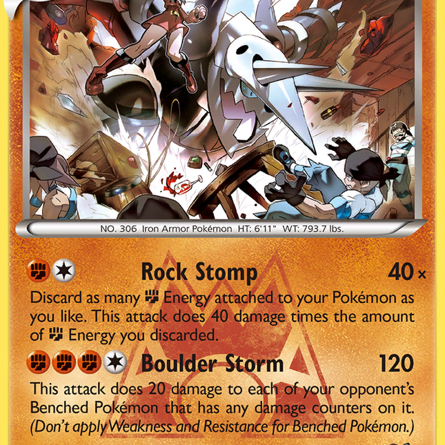 Team Magma's Aggron (14/34) [XY: Double Crisis]