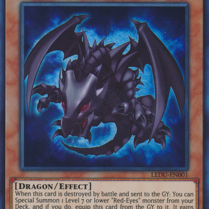 Red-Eyes Baby Dragon [LEDU-EN001] Ultra Rare