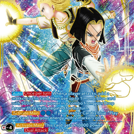Android 17 & Android 18, Teaming Up (SPR) (BT17-033) [Ultimate Squad]