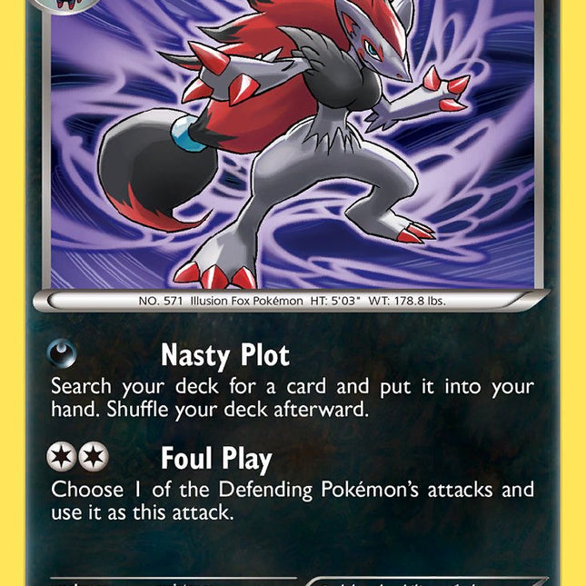 Zoroark (71/114) (Cracked Ice Holo) (Blister Exclusive) [Black & White: Base Set]