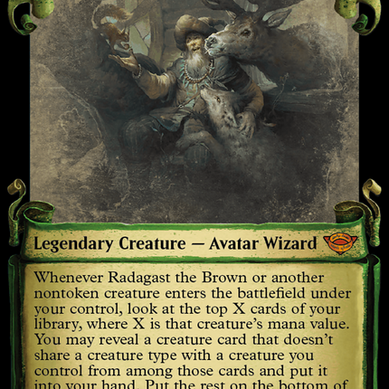 radagast mtg card Radagast the Brown [The Lord of the Rings: Tales of Middle-Earth Showc – TokenMTG