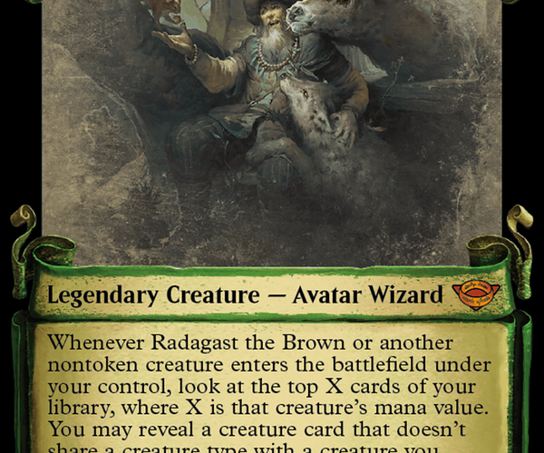 Radagast the Brown [The Lord of the Rings: Tales of Middle-Earth Showc – TokenMTG