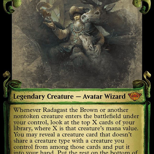 Radagast the Brown [The Lord of the Rings: Tales of Middle-Earth Showc TokenMTG Radagast the Brown [The Lord of the Rings: Tales of Middle-Earth Showc TokenMTG