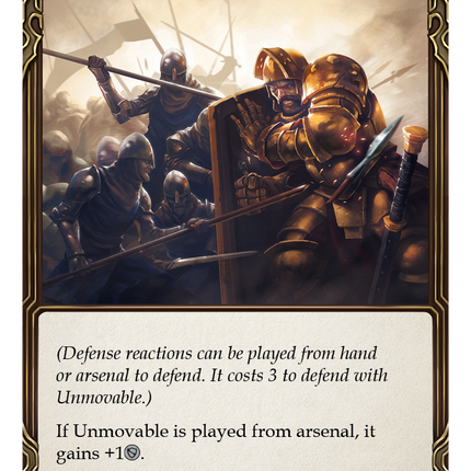 Unmovable (Blue) [1HP413] (History Pack 1)