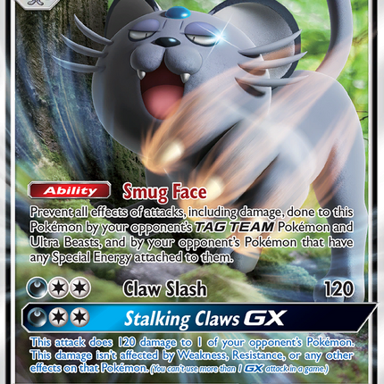 Alolan Persian GX (129/236) [Sun & Moon: Cosmic Eclipse]