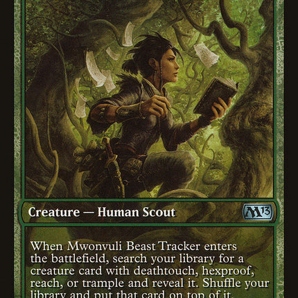 Mwonvuli Beast Tracker (Game Day) [Magic 2013 Promos]