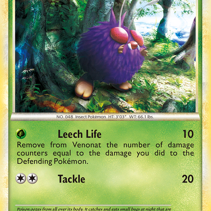 Venonat (81/102) [HeartGold & SoulSilver: Triumphant]