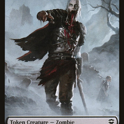 Golem // Zombie Double-Sided Token [Commander Legends Tokens]