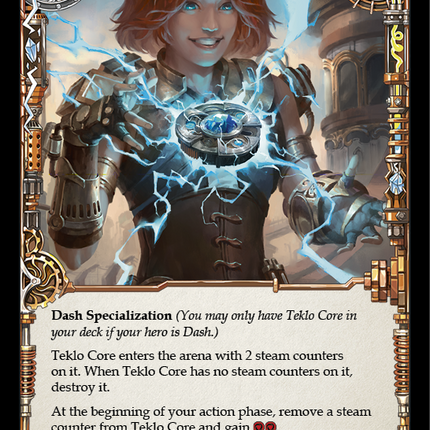Teklo Core [U-ARC007] (Arcane Rising Unlimited)  Unlimited Rainbow Foil