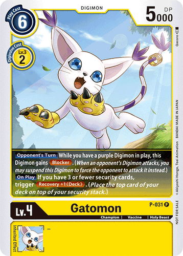 Gatomon [P-031] [Promotional Cards] – TokenMTG