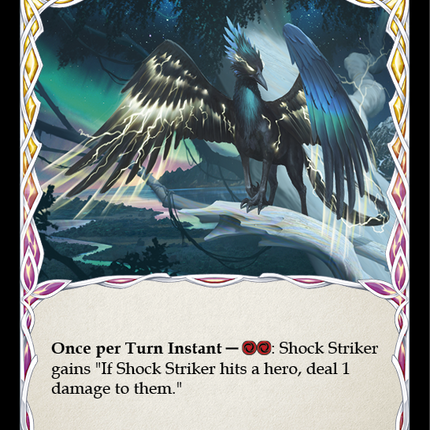 Shock Striker (Yellow) [U-ELE196] (Tales of Aria Unlimited)  Unlimited Normal