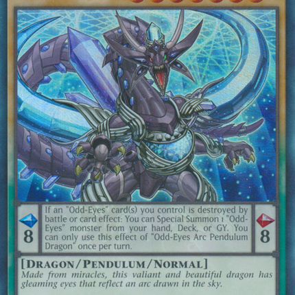 Odd-Eyes Arc Pendulum Dragon [LEDD-ENC00] Ultra Rare