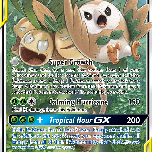Rowlet & Alolan Exeggutor GX (1/236) [Sun & Moon: Unified Minds]