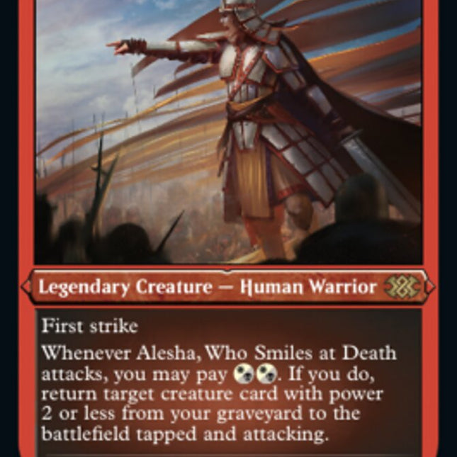 Alesha, Who Smiles at Death (Foil Etched) [Double Masters 2022]