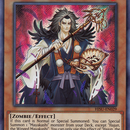 Hajun, the Winged Mayakashi [HISU-EN029] Secret Rare